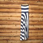 NWT Striped Convertible Stretch Jersey Strapless Maxi Dress XS S M L One Size Blue Size undefined Photo 6