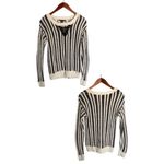 Rock & Republic  | Black & Cream Striped Sweater Photo 1