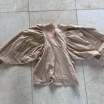 Moussy Vintage FORM SPERION TOP Sz XS Light Beige Tan Photo 4