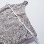 Calvin Klein Rhinestone One Shoulder Shimmer Lace Dress evening Gown Photo 5