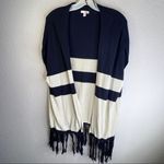 Bongo  Sleeveless‎ Cardigan Sweater with Fringe Photo 1