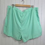 J.Crew  Linen-blend drawstring short in Mint Size 2X NEW‎ Photo 2