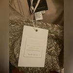 Mac Duggal NWT 11187 Gold Embroidered Lace Applique Shoulder Detail Trumpet Gown Photo 12