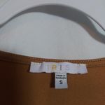 Iris Elegant Tan Long Sleeve Bodycon Midi Dress Neutral Size Small Photo 4