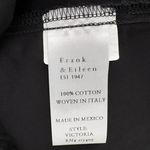 Frank & Eileen Victoria Oversized Italian Cotton Tuxedo Shirt | Medium | Black Photo 13