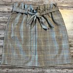 EXPRESS Plaid Pencil Skirt with Belt Photo 2