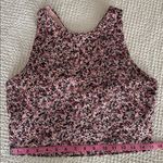 Athleta Conscious Crop Printed A-C Cup Longline Racerback Yoga Bra Tank Size XL Photo 9