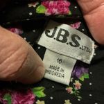 Vintage 90s floral layered maxi dress Black Size 16 Photo 1