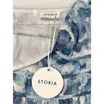 Storia New ‎ Sleeveless Dress Women's Sz Large Blue Floral Maxi renaissance dress Photo 5