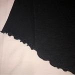 Free People We the Free Scalloped Edge Black Top Photo 7