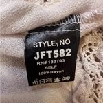 POL EUC  Small Pale Pink Lace Crochet Blouse Flare Sleeve Photo 8