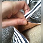 J.Crew NWOB D’Orsay Lace Up Espadrilles in Navy and White Stripe Size 7 US Shoe Photo 11