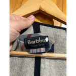 Barbour Women’s  Dress Tartan Clasp Cardigan Sweater Windowpane Dress Size Medium Photo 6