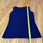 St. John  NWT Deep Purple Wool Blend Sweater Shell Tank Size P Photo 5