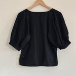 Madewell Relaxed Scoopneck Short-Sleeve Top in True Black, Size Small Photo 7