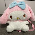 😇NWOT My Melody Plush Backpack Pink Photo 0