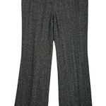 Ann Taylor Ann Taylor Pants Womens 4 Gray Marled Wool Blend Knit Wide Leg Office Career Photo 0