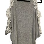 Bo Bel Ladies Bo-Bel Cold Shoulder Crochet Tunic Blouse Medium Photo 1