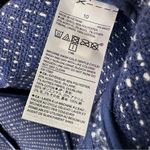 Banana Republic Blue Tweed Wool Blend Tie Belt Jacket Size 10 Photo 8