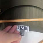 Diesel Dress Ribbed Maxi Button Detail in Khak size medium Photo 4