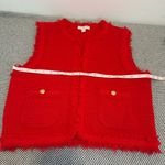 J.Crew  Textured vest in fine bouclé size S Photo 9