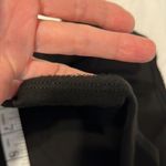 BCBGMAXAZRIA  size medium black sleeveless top ruffles around a V neck GUC Photo 7