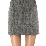H&M  Women's Black White Tweed High Waisted Zipper Mini Straight Pencil Skirt 2 Photo 0