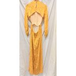 The Wolf Gang NEW Marrakesh Cut Out Dress in Citrus Swirl Size Medium Resort‎ Yellow Photo 3