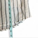 Sigrid Olsen  Black and White Striped Button Down Shirt Photo 3