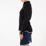 Clover by Bobby Jones Quarter Zip Pullover Pima Cotton Black Golf‎ Preppy Size M Size M Photo 14