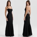 House Of CB  'Joan' Ivory Lace Up Back Maxi Dress NWOT Size M Photo 2