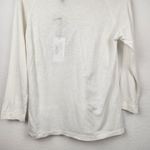 YC WHYCI Milano Shirt White Long Sleeve Size 40 Italian US Small Linen NWT Photo 5