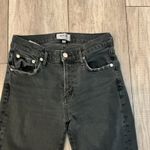 AGOLDE  Denim Jeans Women's Size‎ 25 Black Wash Distressed Hem Photo 2