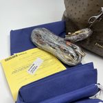 Dooney & Bourke  Ostrich Large Barlow Tote - Mushroom Photo 7