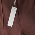 Meshki  Chocolate Kandice Split Hem Pants Size Small Photo 2