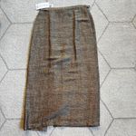 Eileen Fisher NWT  Cotton/Linen Bronze Brown Coordinating Jacket/Skirt Sz S Photo 8