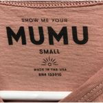 Show Me Your Mumu Buzzed On bubbly Graphic Tee Pink Cotton Size Small Photo 5