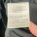 Outbrook 100% leather black full zip jacket women’s size large Photo 2