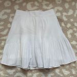 Pleated Cheer Skirt White Size 2 Photo 0