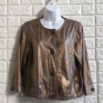 Ruby Rd . Petite distressed look lightweight top Shacket Women’s Petite Size 10P Photo 0