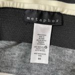 Metaphor  Black & White Striped Jersey Pencil Skirt - Size Small - Knee Length Photo 3