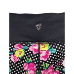 Betsey Johnson | Rose Pattern Crop Athletic Pants Floral Small Workout Leggings Photo 2