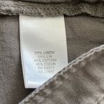 Banana Republic  Martin Fit Linen-Blend Cargo Capri - Size 4 Photo 6