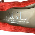 AGL Monika Ballet Flats Womens 14 Orange Patent Leather Cap Toe Feminine Italy Size 13 Photo 13
