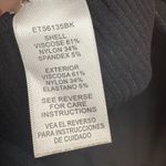 Revival Black Ribbed V Neck Tank Top Sleeveless Built in Bra OS Size undefined Photo 2