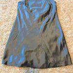 Wild Fable  Gray Satin Strapless Dress Photo 0