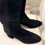 Stuart Weitzman  Women's Black Stretch Suede Over-The-Knee Boots SG180 Size 8B Photo 5