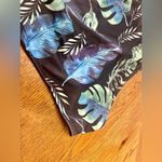 Cupshe Striped & Palm Leaf Cutout One Piece Size Medium Photo 6