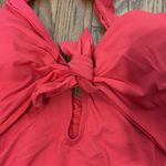 Vince Camuto NWOT ‎ One Piece Swimsuit Orange/Poppy Knot Front Tie Halter size 4 Photo 6