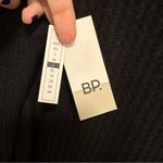 BP  Nordstrom Solid Black Cowl Turtle Neck Knit Long Sleeve Casual Top Size Large Photo 2